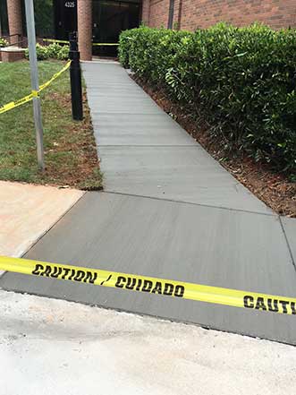 Concrete for Cary NC ADA Sidewalk Repair
